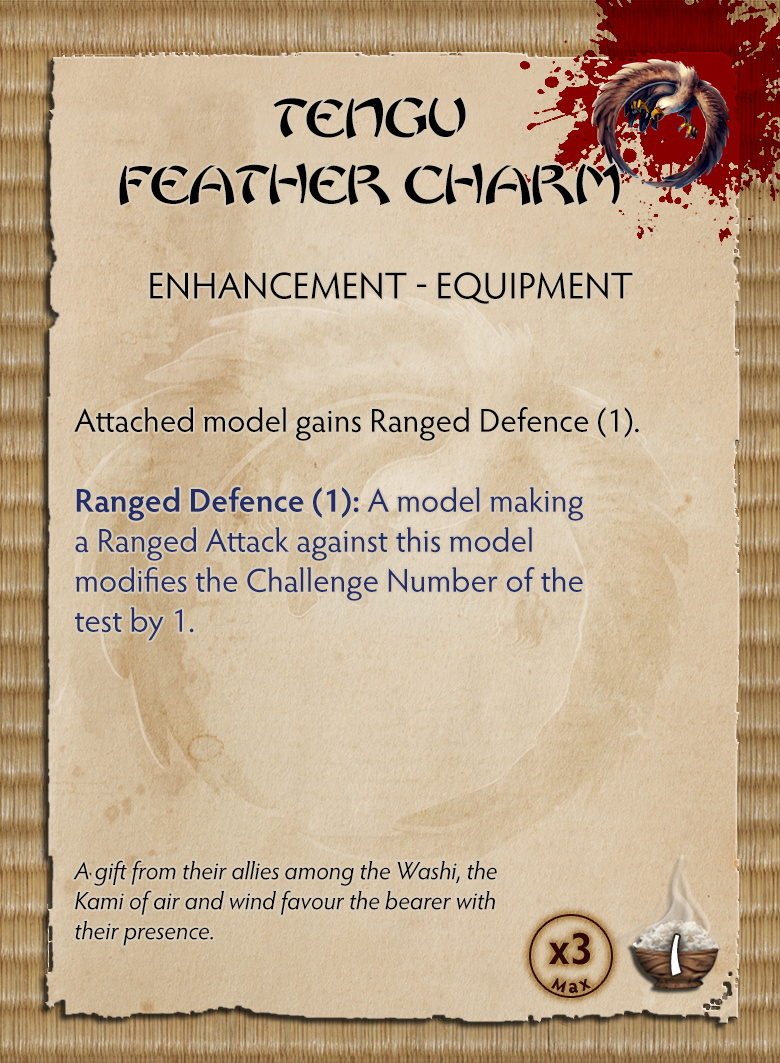 Tengu Feather Charm